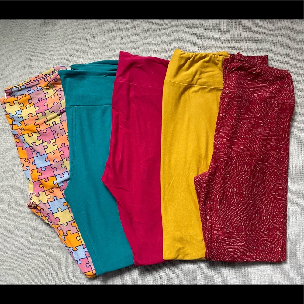 LuLaRoe Leggings, set of 5